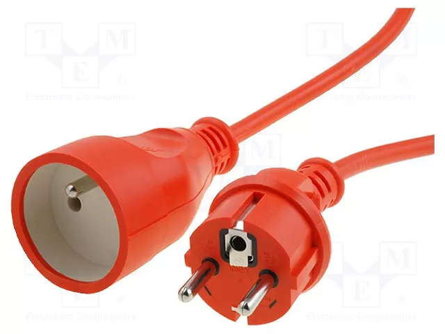 JONEX Prolongador de alimentación H05VV-F 3G1,5mm2 15m naranja JONEX Prolongador de alimentación H05VV-F 3G1,5mm2 15m naranja