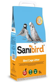 Sanicat Fondo Jaula Zircus 5lt - Seolita Fina para Higiene y Control de Olor, Pack 4 Unidades