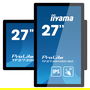 Iiyama ProLite TF2738MSC-B2 - Monitor táctil IPS de 27" Full HD (1920x1080), 5ms, 500 cd/m², HDMI, DVI, DisplayPort, USB, VESA, Negro