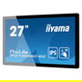 Iiyama ProLite TF2738MSC-B2 - Monitor táctil IPS de 27" Full HD (1920x1080), 5ms, 500 cd/m², HDMI, DVI, DisplayPort, USB, VESA, Negro