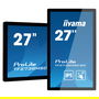 Iiyama ProLite TF2738MSC-B2 - Monitor táctil IPS de 27" Full HD (1920x1080), 5ms, 500 cd/m², HDMI, DVI, DisplayPort, USB, VESA, Negro