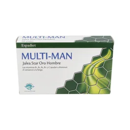 ESPADIET Jalea Star Oro Multi Man 20 Viales Multivitamínico para Hombres