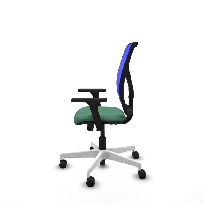 PIQUERAS Y CRESPO Silla de oficina Motilla con mecanismo Sincro, Verde esmeralda y Azul PIQUERAS Y CRESPO Silla de oficina Motilla con mecanismo Sincro, Verde esmeralda y Azul