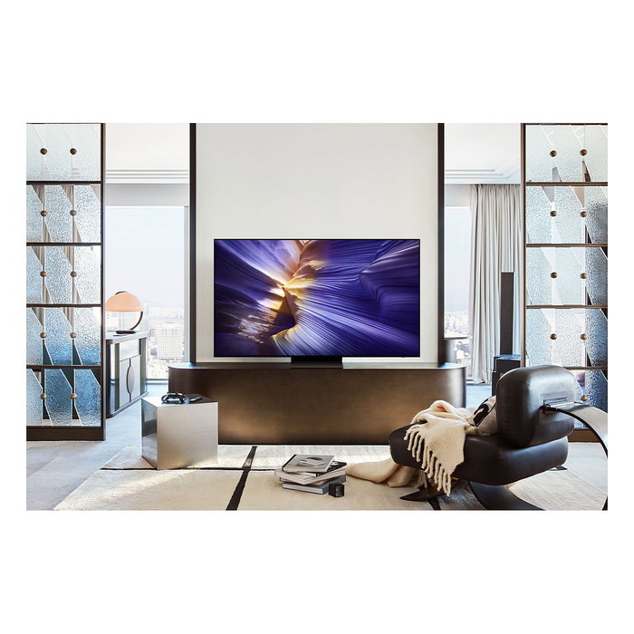 Samsung GQ48S90FAE Televisor OLED 121 cm (48 pulgadas) 4K Ultra HD 3840x2160, 144 Hz, HDR10+, Dolby Atmos, Negro Titanio