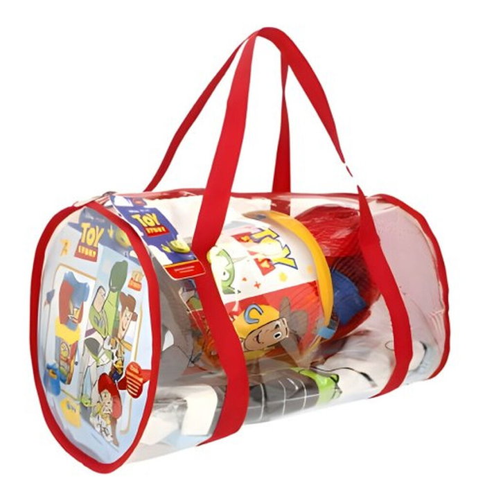 Disney Pixar Toy Story Set Playa 7 Piezas Cubo Toalla Bolsa Rastrillo Pala +18 Meses