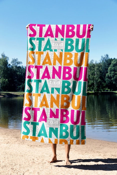 Mijölnir Beautiful Istanbul 70 Toalla de Playa Multicolor 70 x 130 cm