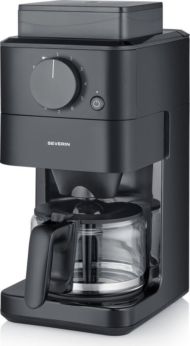 Severin KA 9215 Cafetera de goteo con molinillo Negro Mate Severin KA 9215 Cafetera de goteo con molinillo Negro Mate