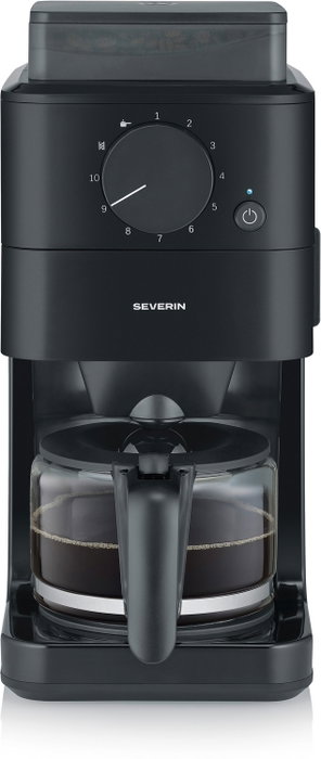 Severin KA 9215 Cafetera de goteo con molinillo Negro Mate Severin KA 9215 Cafetera de goteo con molinillo Negro Mate