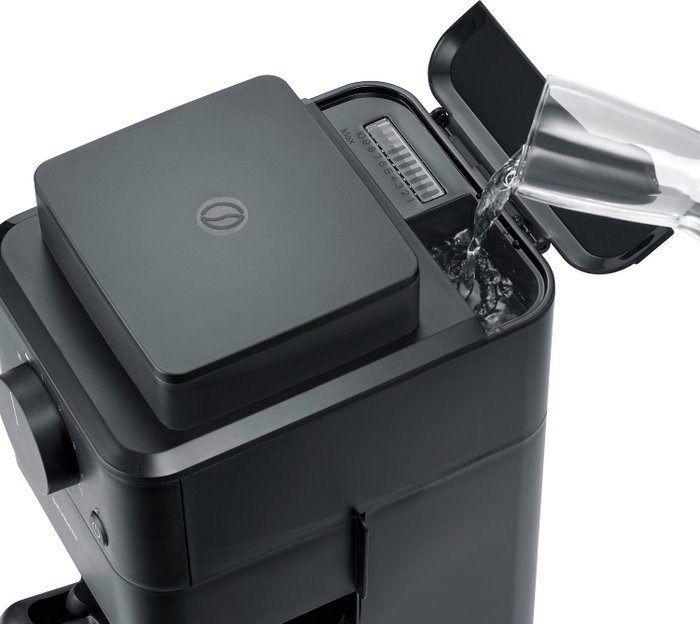 Severin KA 9215 Cafetera de goteo con molinillo Negro Mate Severin KA 9215 Cafetera de goteo con molinillo Negro Mate