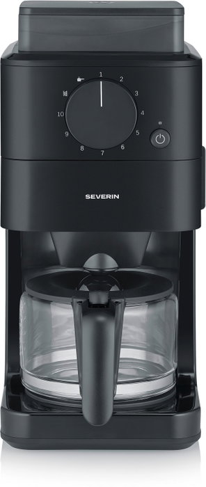 Severin KA 9215 Cafetera de goteo con molinillo Negro Mate Severin KA 9215 Cafetera de goteo con molinillo Negro Mate