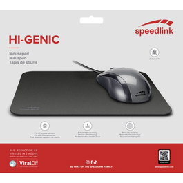 Speedlink HI-GENIC Alfombrilla de ratón Negra Antiviral, 230x190 mm