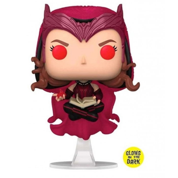 Funko Figura Pop Marvel Wandavision Scarlet Witch Bruja Escarlata 9cm Vinilo Brilla en la Oscuridad Caja Original Funko Figura Pop Marvel Wandavision Scarlet Witch Bruja Escarlata 9cm Vinilo Brilla en la Oscuridad Caja Original