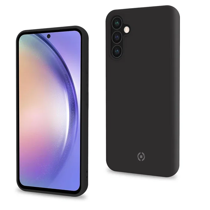 Celly CROMO1037BK Funda Protectora para Samsung Galaxy A54 5G (6.4") - Resistente a Golpes y Rayones - Negro