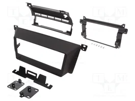METRA Bastidor de montaje de radio BMW 2 DIN negro mate