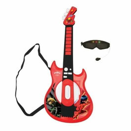 Lexibook MIRACULOUS Guitarra electrónica luminosa con gafas y micrófono