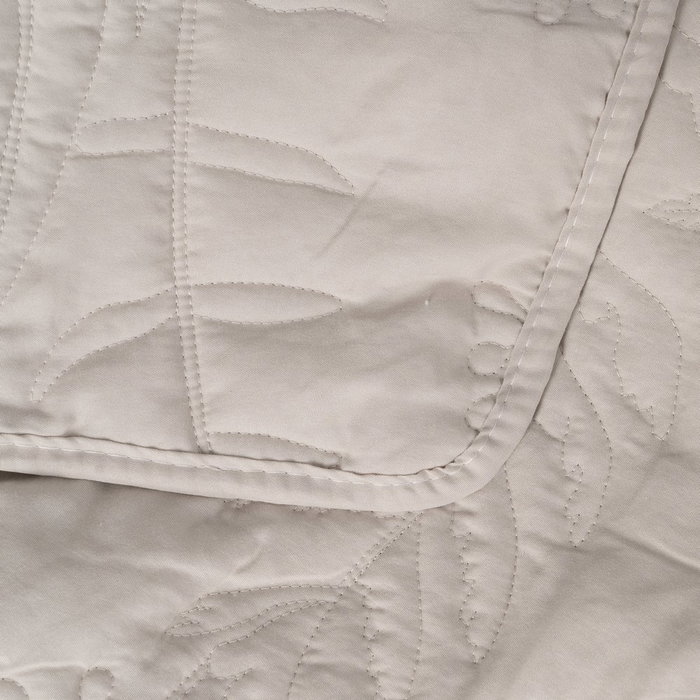 Colcha Beige Poliester Dormitorio 240 X 260 cm