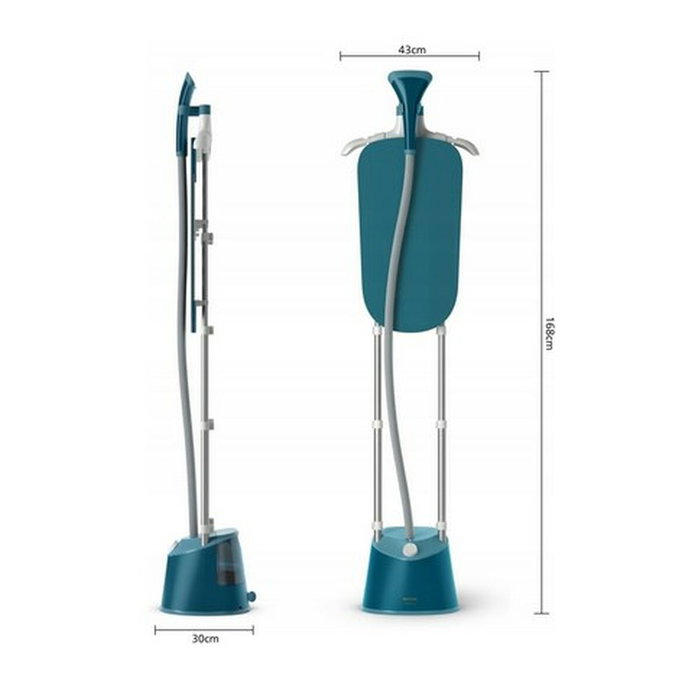 Philips Vaporizador vertical STE1040/20, 1800 W, Azul Philips Vaporizador vertical STE1040/20, 1800 W, Azul