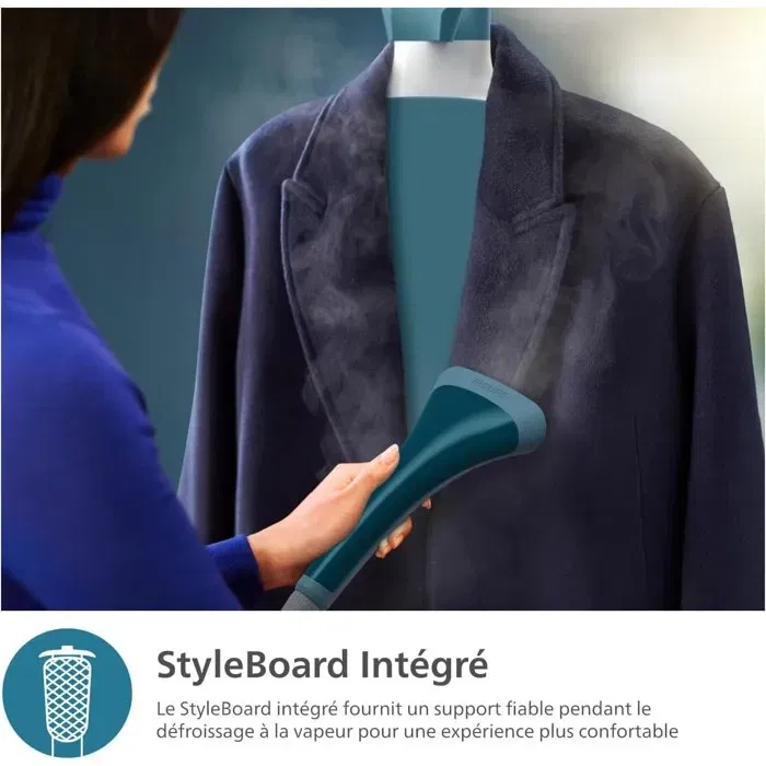 Philips Vaporizador Vertical STE1040/20 - 1800 W, 3 Posiciones, Azul