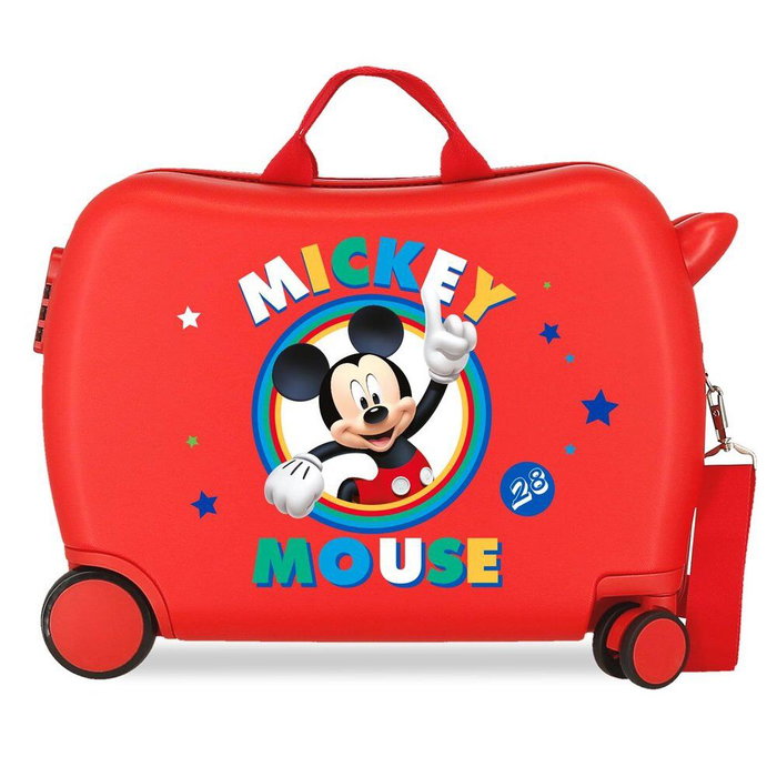 JOUMMA BAGS Maleta ABS Mickey Disney 50cm Infantil Trolley Viaje Ligera