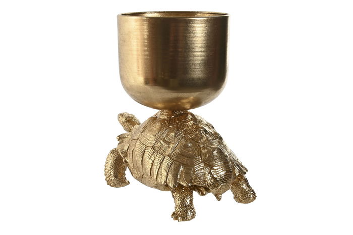 DKD Home Decor Figura Decorativa Cubitera Resina Dorado 22 x 34.5 x 33 cm