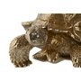 DKD Home Decor Cubitera con Figura de Resina Dorado Tropical