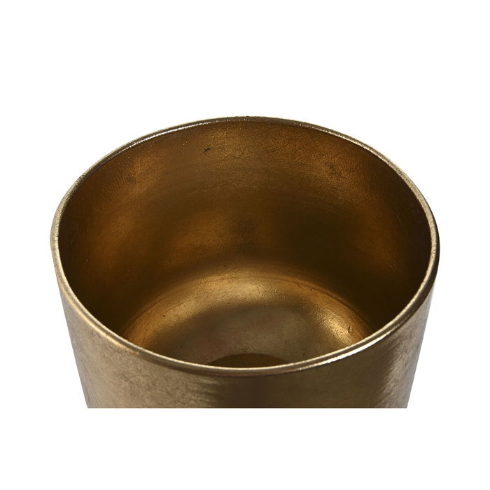 DKD Home Decor Cubitera con Figura de Resina Dorado Tropical