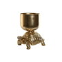 DKD Home Decor Cubitera con Figura de Resina Dorado Tropical