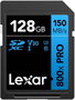 Lexar LSD0800P128G-BNNNG Tarjeta SDXC Profesional 800X 128GB UHS-I C10 V30 U3 Lectura 150MB/s Escritura 45MB/s