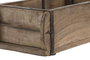 DKD Home Decor Portavelas de Teca y Hierro Molde Ladrillo