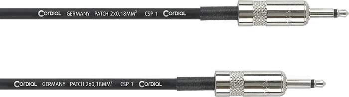 Cordial Latiguillo Mono Minijack Modular 1,2 M