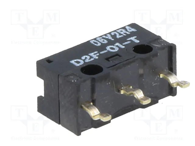 Aratas (Formerly Omron Components) Microconmutador SNAP ACTION D2F-01-T SPDT