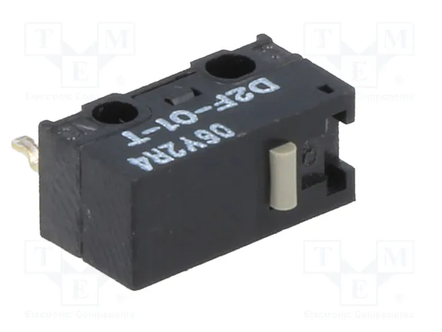 Aratas (Formerly Omron Components) Microconmutador SNAP ACTION D2F-01-T SPDT