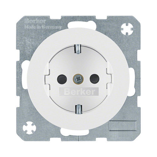 Berker 47232089 Steckdose SCHUKO R.1/R.3 polarweiß, glänzend Berker 47232089 Steckdose SCHUKO R.1/R.3 polarweiß, glänzend