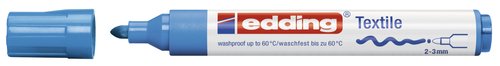 Marcador Textil Edding 4500 Azul Claro (Set de 10) Marcador Textil Edding 4500 Azul Claro (Set de 10)