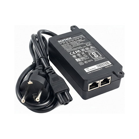 Sophos Gbit/2.5G PoE+ Injector 802.3af/at - 30W con Cable de Alimentación EU Sophos Gbit/2.5G PoE+ Injector 802.3af/at - 30W con Cable de Alimentación EU