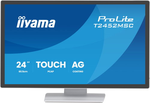 iiyama T2452MSC-W2AG Monitor Táctil 24 Pulgadas Full HD Blanco iiyama T2452MSC-W2AG Monitor Táctil 24 Pulgadas Full HD Blanco