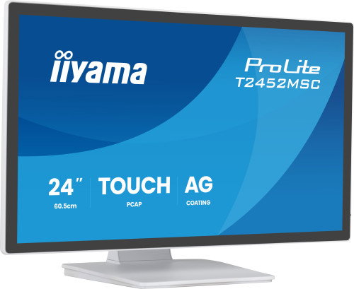 iiyama T2452MSC-W2AG Monitor Táctil 24 Pulgadas Full HD Blanco iiyama T2452MSC-W2AG Monitor Táctil 24 Pulgadas Full HD Blanco