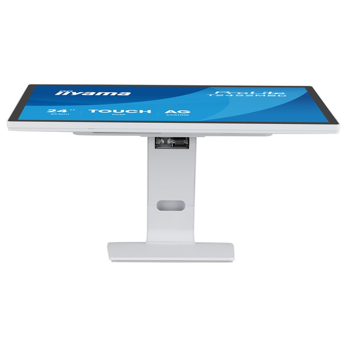 iiyama T2452MSC-W2AG Monitor Táctil Full HD de 24 Pulgadas IPS, 1920 x 1080 Pixeles, 120 Hz, 5 ms, Blanco, con Altavoces, USB-C y Montaje VESA 100x100