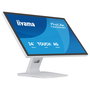iiyama T2452MSC-W2AG Monitor Táctil Full HD de 24 Pulgadas IPS, 1920 x 1080 Pixeles, 120 Hz, 5 ms, Blanco, con Altavoces, USB-C y Montaje VESA 100x100