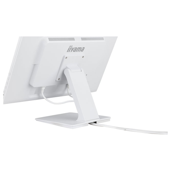iiyama T2452MSC-W2AG Monitor Táctil Full HD de 24 Pulgadas IPS, 1920 x 1080 Pixeles, 120 Hz, 5 ms, Blanco, con Altavoces, USB-C y Montaje VESA 100x100
