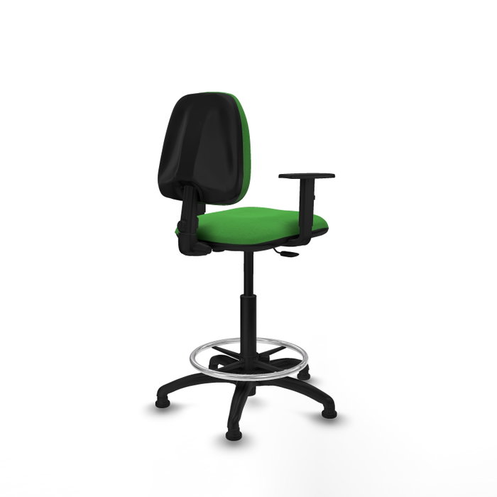 PIQUERAS Y CRESPO Taburete Isso CP Bali verde brazos 1D