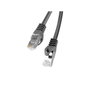 Lanberg Cable de red Cat6 F/UTP PCF6-10CC-0500-BK 5m Negro