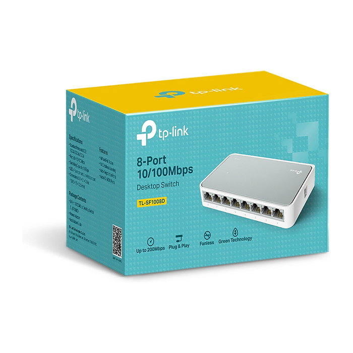 TP-Link TL-SF1008D Switch de 8 puertos Fast Ethernet TP-Link TL-SF1008D Switch de 8 puertos Fast Ethernet