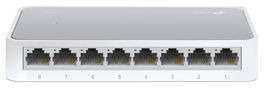 TP-Link TL-SF1008D Switch Fast Ethernet de 8 puertos Blanco