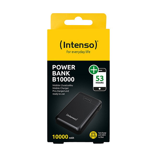Intenso Power Bank B10000 10000 mAh Negro USB-C y 2x USB-A