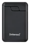 Intenso B10000 Power Bank Batería Externa 10000 mAh Polímero de Litio Negro con 1x USB-C y 2x USB-A, Indicador LED, Probada en Alemania