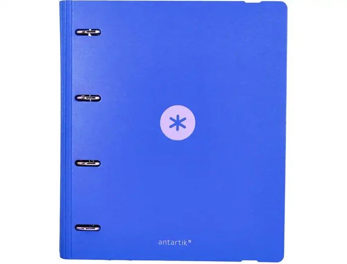 Antartik Carpeta de 4 anillas de 35 mm A4 Foam Azul
