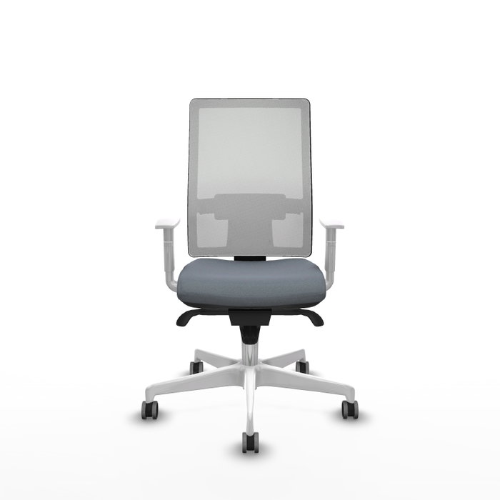 PIQUERAS Y CRESPO Silla de oficina Horna Gris y Blanco