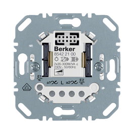 Berker 85422100 Regulador Universal de 2 Canales en Metal