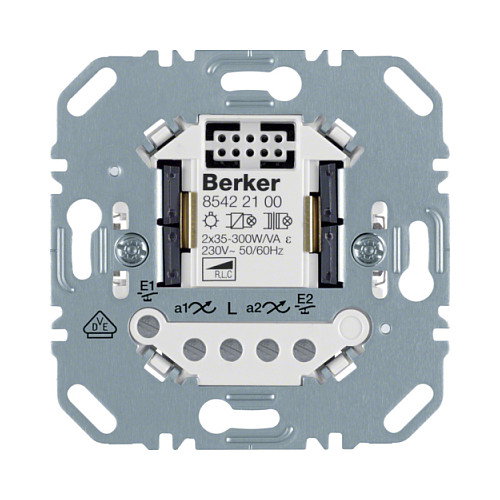Berker 85422100 Regulador Universal de 2 Canales en Metal Berker 85422100 Regulador Universal de 2 Canales en Metal